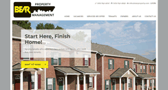 Desktop Screenshot of bearpropertymanagement.com